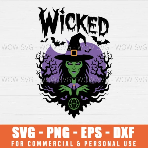 WICKED SVG FREE DOWNLOAD SVG PNG EPS DXF, CRICUT FILES, SVG FILES CLIP ART