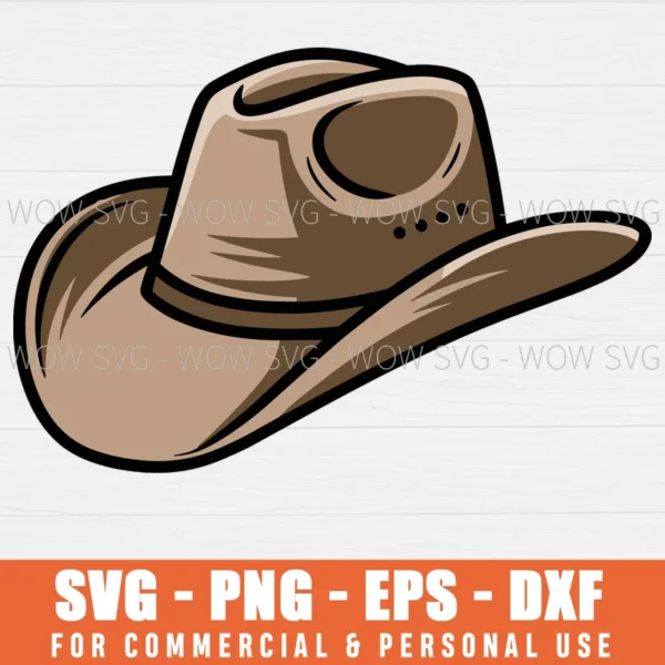 COWBOY HAT SVG FREE DOWNLOAD SVG PNG EPS DXF, CRICUT FILES, SVG FILES CLIP ART