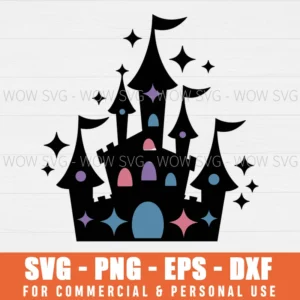 DISNEY CASTLE SVG FREE SVG PNG EPS DXF, CRICUT FILES, SVG FILES CLIP ART