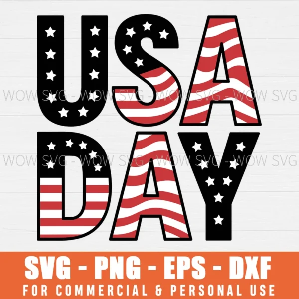 USA DAY SVG US FLAG DAY SVG PARTY IN THE USA SVG PATRIOTIC SVG PNG EPS DXF, CRICUT FILES, SVG FILES CLIP ART