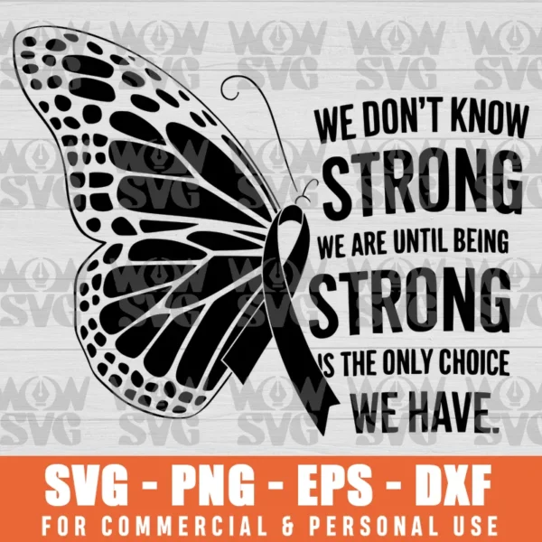 MENTAL HEALTH BEING STRONG ONLY CHOICE AWARENESS SVG PNG EPS DXF CRICUT FILE SILHOUETTE ART