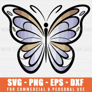 BUTTERFLY SVG SIMPLE, CRICUT FREE SVG PNG EPS DXF, CRICUT FILES, SVG FILES CLIP ART