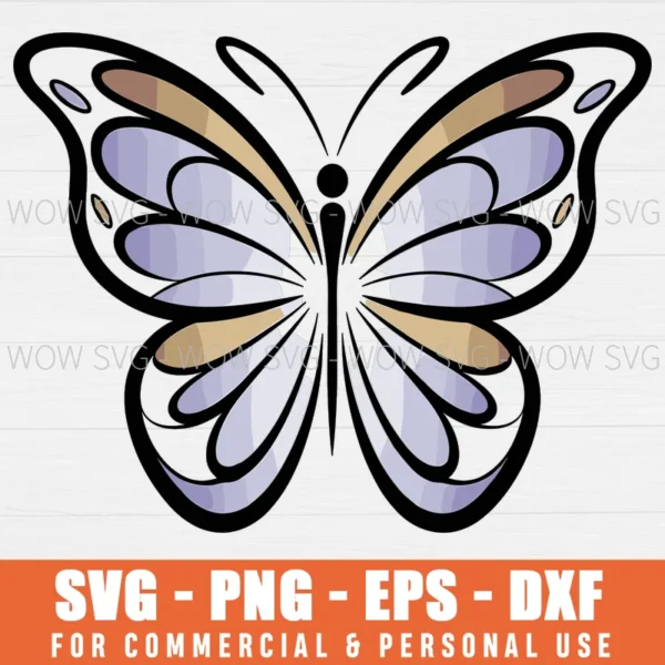 BUTTERFLY SVG SIMPLE, CRICUT FREE SVG PNG EPS DXF, CRICUT FILES, SVG FILES CLIP ART