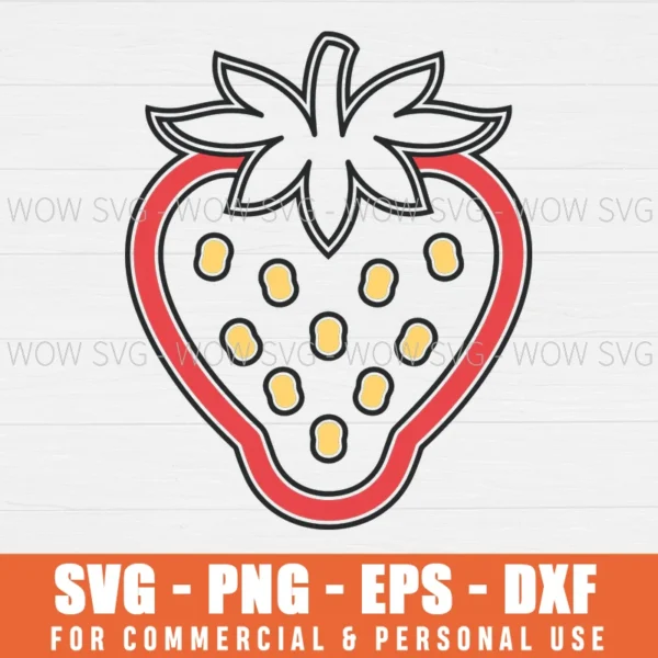 STRAWBERRY SVG FILES FREE SVG PNG EPS DXF, CRICUT FILES, SVG FILES CLIP ART