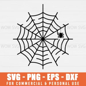 SPIDER WEB SVG FREE FOR CRICUT SVG PNG EPS DXF, CRICUT FILES, SVG FILES CLIP ART