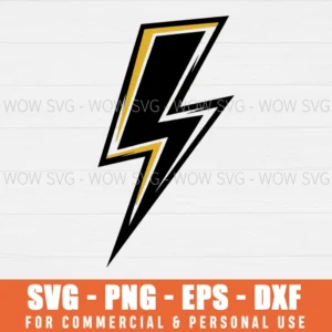 LIGHTNING BOLT VECTOR FREE DOWNLOAD SVG PNG EPS DXF, CRICUT FILES, SVG FILES CLIP ART