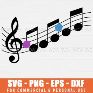 MUSIC NOTES SVG FREE DOWNLOAD SVG PNG EPS DXF, CRICUT FILES, SVG FILES CLIP ART