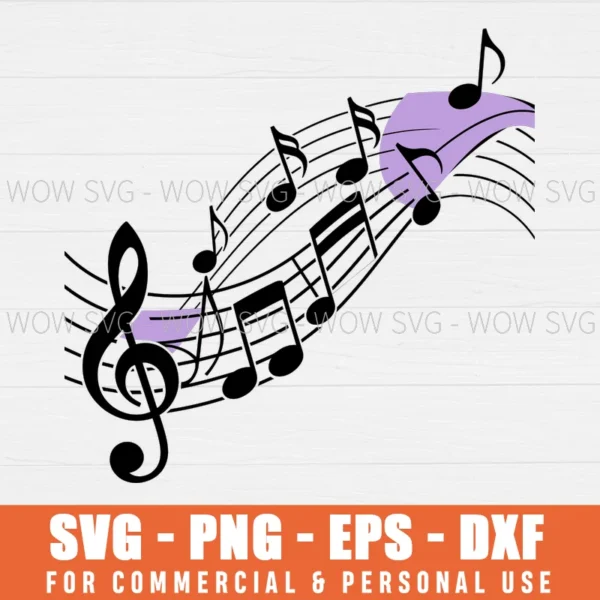 MUSIC NOTES SVG FREE SVG PNG EPS DXF, CRICUT FILES, SVG FILES CLIP ART