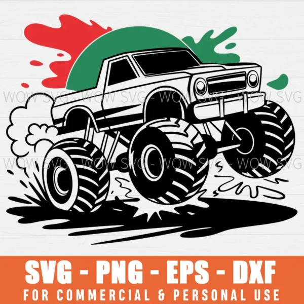 MONSTER JAM SVG FREE SVG PNG EPS DXF, CRICUT FILES, SVG FILES CLIP ART