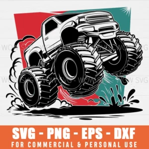 MONSTER JAM SVG FREE FILES FOR CRICUT SVG PNG EPS DXF, CRICUT FILES, SVG FILES CLIP ART