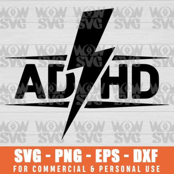 SVG DESIGN THUMBNAIL - ADULT ADHD SVGHIGHWAY TO HEY LOOK A SQUIRREL FUNNY MUSIC