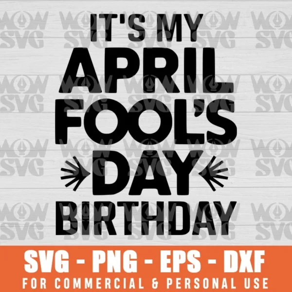 SVG DESIGN THUMBNAIL - APRIL FOOLS DAY SVG DONT WORRY ITS AN APRIL FOOLS THING HUMOR SAYINGS JOKE