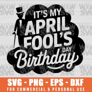 SVG DESIGN THUMBNAIL - BEAUTY FOOL DAY APRIL FOOLS DAY