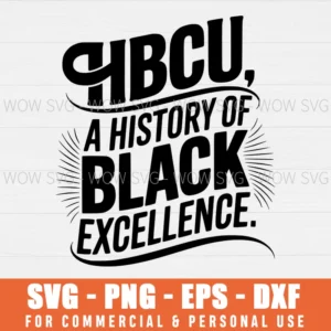SVG DESIGN THUMBNAIL - hbcu a history of black excellence