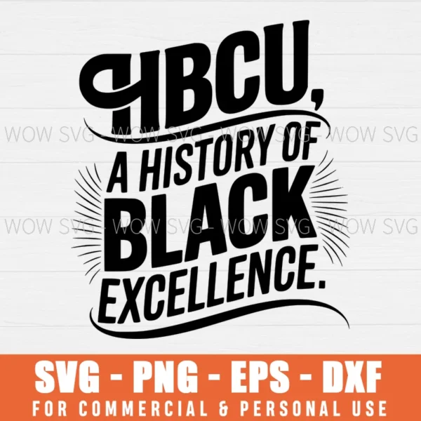 SVG DESIGN THUMBNAIL - hbcu a history of black excellence