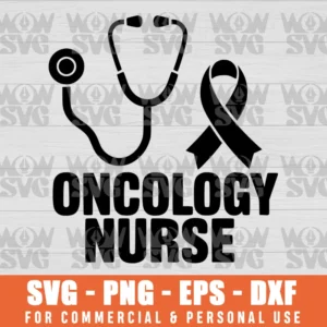 SVG DESIGN THUMBNAIL - Oncology Nurse Nurses Nursing Cancer Oncology Nurse