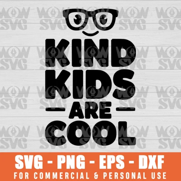 SVG DESIGN THUMBNAIL - Stop Bullying svg kind kids are cool svg Say No To Bullying