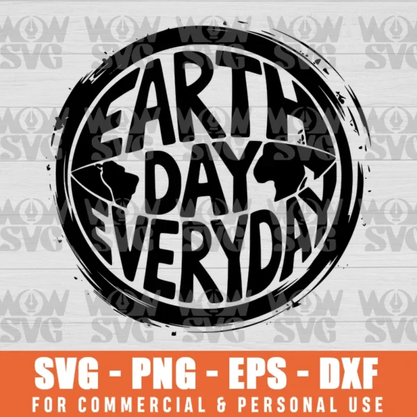 SVG DESIGN THUMBNAIL - Earth Day Everyday svg earth day Awareness avg Planet Animal