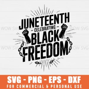 SVG DESIGN THUMBNAIL - juneteenth svg celebrating black freedom svg Black History Month