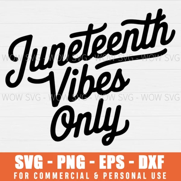 SVG DESIGN THUMBNAIL - proud african svg juneteenth Vibes only svg celebrating black freedom