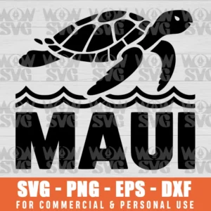 SVG DESIGN THUMBNAIL - Lahaina Strong Svg Maui Turtle Svg Hawaii Sea Turtles