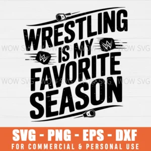 SVG DESIGN THUMBNAIL - Wrestling Lover Sport svg wrestling is my favorite season