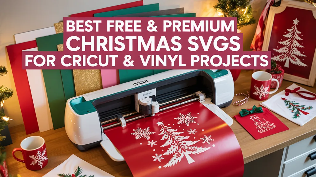 Best Free & Premium Christmas SVGs for Cricut & Vinyl Projects