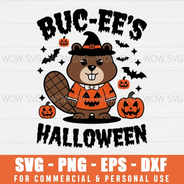BUC EE'S HALLOWEEN SVG PNG EPS DXF, CRICUT FILES, SVG FILES CLIP ART