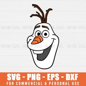 FREE OLAF FROZEN SVG PNG EPS DXF, CRICUT FILES, SVG FILES CLIP ART