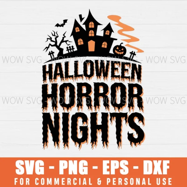 USS HALLOWEEN HORROR NIGHTS 2025 SVG PNG EPS DXF, CRICUT FILES, SVG FILES CLIP ART