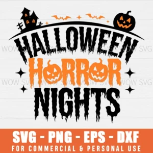 HALLOWEEN HORROR NIGHTS 2025 SVG PNG EPS DXF, CRICUT FILES, SVG FILES CLIP ART