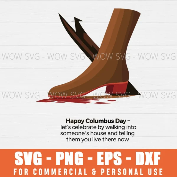 NATIVE AMERICAN DAY ANTI COLUMBUS DAY, HAPPY COLUMBUS DAY SVG PNG EPS DXF, CRICUT FILES, SVG FILES CLIP ART