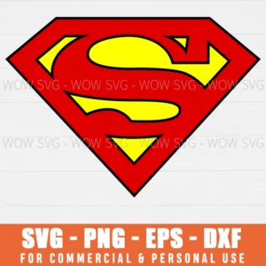 FREE SUPERMAN LOGO SVG PNG EPS DXF, CRICUT FILES, SVG FILES CLIP ART