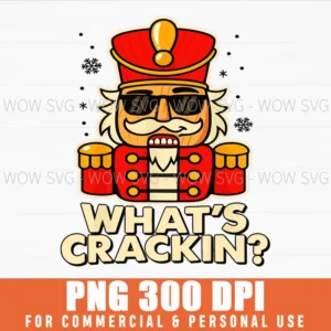 FUNNY CHRISTMAS NUTCRACKER MEN TEEN BOYS WHATS CRACKIN PNG