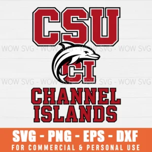 CSU CHANNEL ISLANDS SVG PNG EPS DXF, CRICUT FILES, SVG FILES CLIP ART