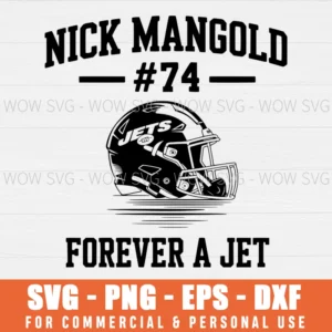 SVG DESIGN THUMBNAIL - nick mangold svg new york jets nick mangold