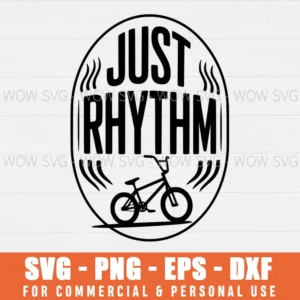 SVG DESIGN THUMBNAIL - Retro Pump Track Bike svg Track Bike