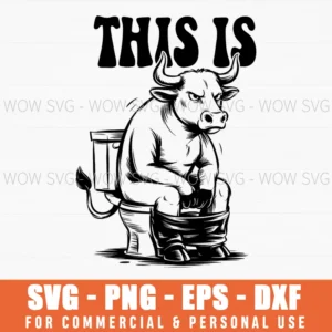 Sarcastic Funny Western Cowboy Bull Shit Svg Png Dxf Eps