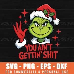 Grinch Mode Funny Anti Christmas Humor Svg Png Cricut