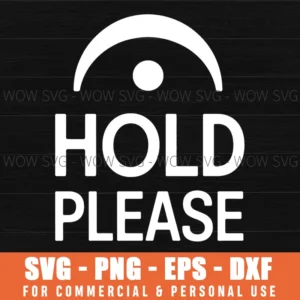 Funny Hold Please Fermata Symbol Music Theory Band Director Svg