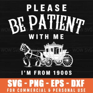 Funny Patient 1900S Vintage Retro Birthday Svg Png Eps