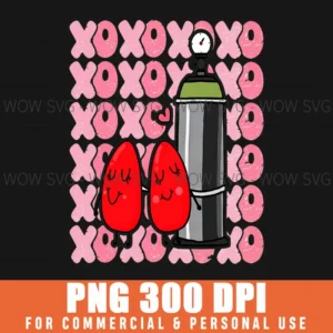 Xoxo Lung Squad Respiratory Therapist Nurse Rt Valentine Png