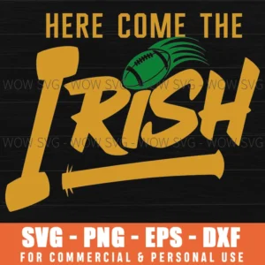 Notre Dame Fighting Irish Football Svg Png