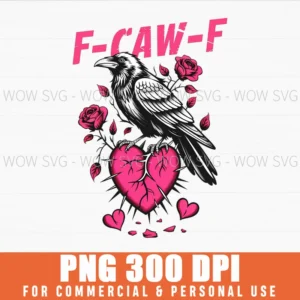 Crows Raven Heartbreak Anti Valentines Retro Png
