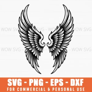 Free Angel Wings Svg Png