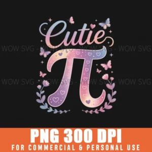 Cutie Pi Day Math Teacher Student Svg Png