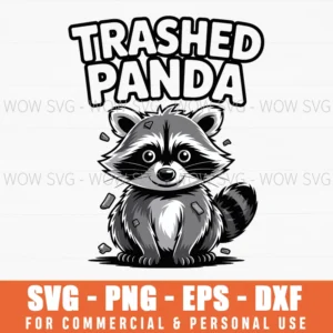 Racoon Svg, Trash Panda Svg