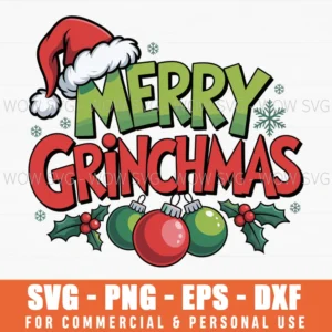 Merry Grinchmas Svg