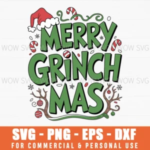 Merry Grinchmas Svg