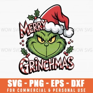 Merry Grinchmas Svg